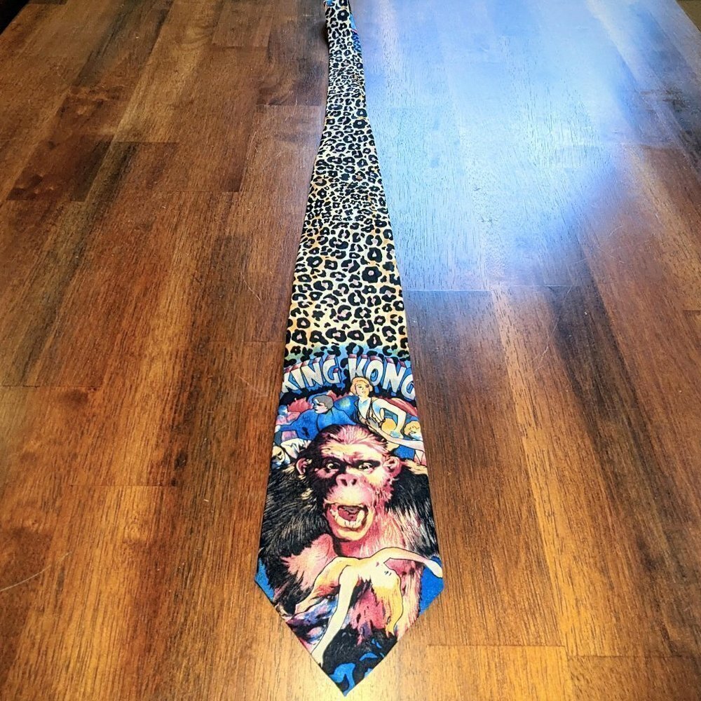King Kong Silk Vintage Necktie circa 1992 from American Film Classics